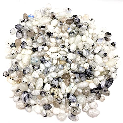ADovz 50g Pierres de Gravier Blanc Naturel Pierre de Quartz de Cristal de Roche for la décoration d'intérieur d'aquarium JIZTGEDM