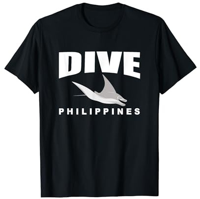 Dive Philippines Manta Rays, Tauchen auf den Philippinen T-Shirt
