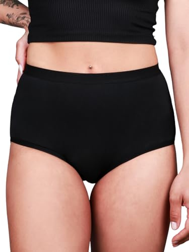 Taynie Comfort Extra Stark, Periodenunterschwäche Damen, Menstruationsslips | Ersetzt bis zu 4 Tamponwechsel, mittelstarke bis starke Tage, Bio-Baumwolle, PFAS-frei, 60 °C waschbar, Periodenunterwäsche