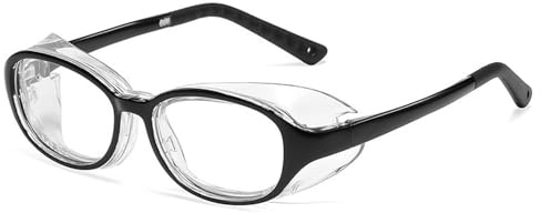 FGAQLUK Gafas Antipolen for Niños, Marco Envolvente De Silicona Extraíble, Gafas Anti-Luz Azul Multifunción, Gafas De Seguridad for Exteriores for Niños (Color : Negro)