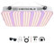 2000w LED Lampara de Cultivo, Doble Atenuación VEG BLOOM Modo Doble, Lámparas De Crecimiento, con 1140 Leds, Grow Light para Tienda de Cultivo, Crecimiento Hidropónico(Tablero Quantum)