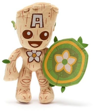Disney Store Offizielles Groot Kleine Plüschfigur, Guardians of The Galaxy, 30cm, Kuscheliger Marvel-Held mit Detaillierter Skulptur und Bedruckten Details