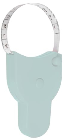 Nastro Di Misurazione Del Corpo, Suiyeejan Metro a Nastro Retrattile Morbido, Metro Telescopico Automatico, Per Cucito e Misurare Girovita Fianchi Torace Braccia, 150 cm (Azzurro, 1 Pezzi)