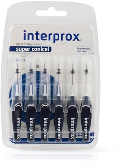 Interprox Super Conical Scovolino Interdentale Misura 2.0, 6 Pezzi