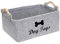 inheming Caja de juguetes para mascotas de fieltro, Fieltro Suave Cestos de almacenamiento para juguetes,Almacenamiento de Juguetes para Mascotas 38cm x 25cm x 18cm