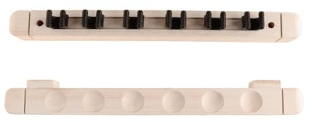 Fenteer Support de Billard à 6 Emplacements en Bois pour Queues, Blanc