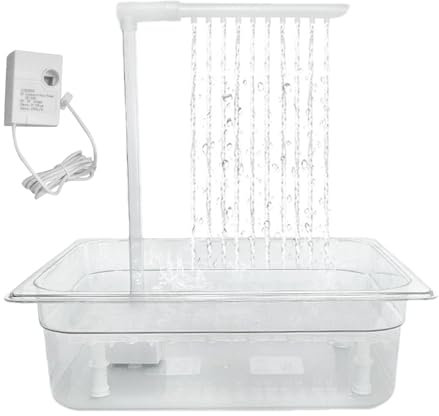 Automatische Vogelbadewanne – Papageien-Badeschale, Vogelduschbehälter | Vielseitiger Vogelbadbrunnen Mit Mehreren Wasserquellen, USB-betriebenes Spa-Zubehör, Käfig-Papageienbad Für Nymphensittiche