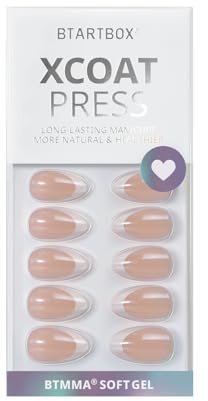 BTArtbox Press on Nails Set - French Girl & Classic