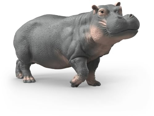 schleich WILD LIFE | Flodhäst 14938 | 13 x 5 x 6 cm | Lekfigur från 3 år | realistiska djurfigurer | realistisk djurfigur | present till pojkar och flickor