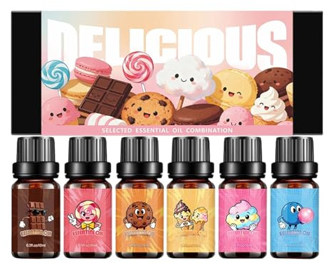 De Fragancia 6 Piezas Perfume de Caramelo | s De Difusor Con Aromas De Larga Duración para Mujeres, Hombres, Damas, Habitación, Casa, Citas, ,