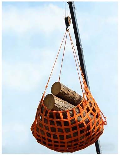 Cargo Lifting Net for Secure Hoisting and Transport - Heavy-Duty Material Handling Solution for Trailer Trucks and Industrial Use