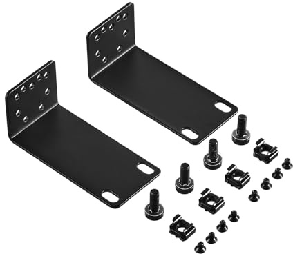 PhyinLan Rack Ear Kit for TP-Link 19-inch Rackmount Switches 1U Rack Width Extender 13 Inch to 19 Inch