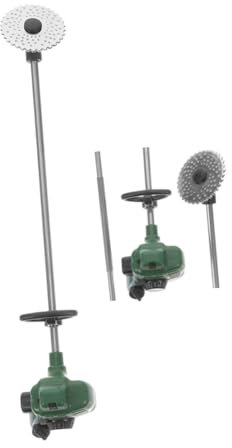 FUNOMOCYA Miniatur Deko Garten 2st Rasenmähermodell Miniatur-mäher Mini-rasenmäher Dekorativer Mini-hausmäher Modell Mini-mäher Mini- - Puppenhaus-miniaturdekoration Mini Hausmäher PVC Green
