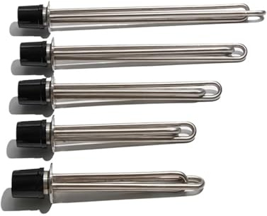 eufeifeiegds Bride de fixation for élément chauffant brassage 1,5 pouce Tri Clamp 220 V,5/2,5/3,5/4,5/5, kW, chauffe-cuve 360 ​​mm, tuyau à ébullition instantanée(220V 1.5KW 200mm)