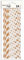 Toga by DRAEGER Paris - Lot de Paille - 19,5 x 0,5 x 0,5 cm - Blanc/Bronze - Festivité, Anniversaire, Mariage, Cocktail