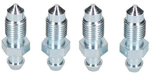 3/8x24UNF Stahl Bremssattel Entlüftungsnippel Schraube Entlüftungsschraube 4pc