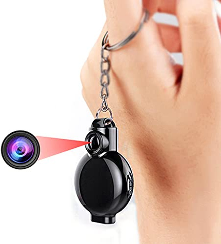RNNTK Spy Camera 1080P Llévelo con Usted Cámara Grabación Mini Camara,Recargable Usable Grabar con Un Bucle Mini Spy Camera,Pequeño Grabación con Un Solo Clic Vídeo Cámara Espía Oculta-Negro 16 GB…