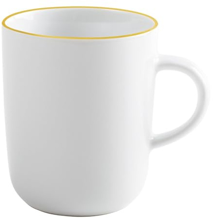 KAHLA 575335A69969C Pronto Line Becher 0,35 l Line sunny yellow | Becher mit gelber Linie aus Porzellan