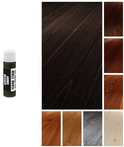 Littlefair's Tinte para suelo (tetera, ébano africano), mancha de madera multiusos a base de agua para uso como tinte de piso interior y más