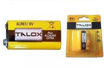 Batteria alcalina 9V 6LR61 Blister 1 unità
