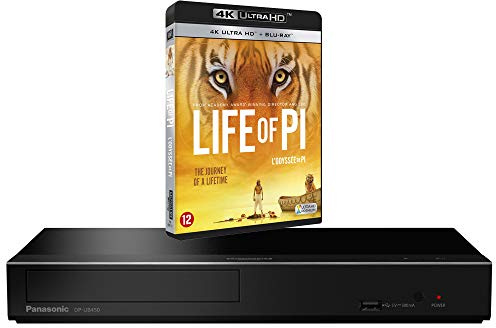 MULTIREGION Panasonic DP-UB450 DVD Regions 1-8 - Blu-ray Region B - Bundle Including Life of PI