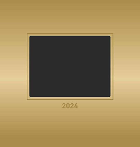 Foto-Bastelkalender Gold 2024 - Do it yourself calendar 21x22 cm - datiert - Kreativkalender - Foto-Kalender - Alpha Edition