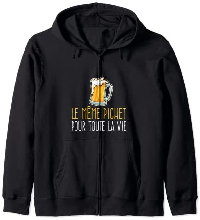 Humour Pichet De Bière | Alcool Apéro Pinte Citation Drôle Sweat à Capuche
