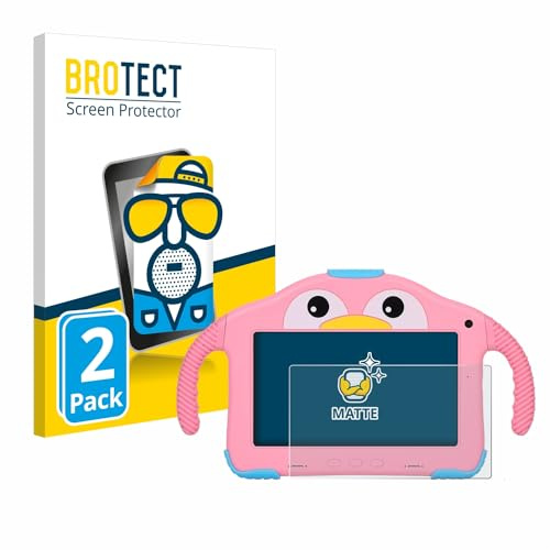 BROTECT Entspiegelungs-Schutzfolie für okulaku KIDS03-Pro03 7 (2 Stück) Matte Displayschutz-Folie, Anti-Reflex, Anti-Fingerprint