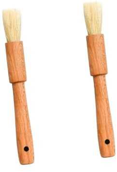 Cabilock Koch Pinsel 2st Bbq-marinadenbürste Grillzubehör Backpinsel Zum Backen Borsten Bürste Grillpinsel Bürste Zum Backen Grillbürste Bastelpinsel Lackierter Pinsel Bambus