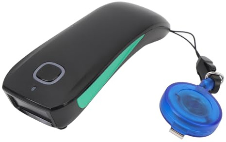 Kabelloser Tragbarer Mini Barcode Scanner 1D USB Bluetooth 2,4G 3-in-1 Taschenleser für Lager Bibliothek Supermarkt
