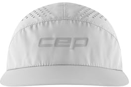 CEP Pro Run Ultralight Running Cap – Leichte Lauf Cap & Laufkappe für Herren & Damen – Atmungsaktive Sportkappe zum Laufen mit flexiblem Schirm, verstellbarem Sitz & schnelltrocknend