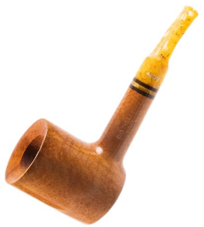 Savinelli Miele Series – Pipe en bois de tisonnier en bruyère fabriquée à la main, fabriquée en Italie, finition polie, 311 KS