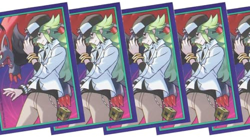 Pokemon Kartenhüllen – Journey Together – N Deck Protektoren – 65 Stück pro Packung