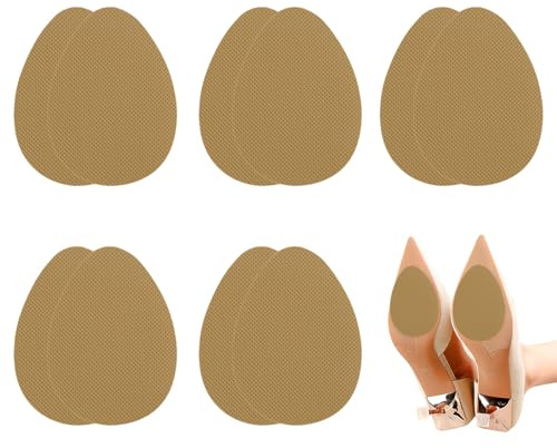 5 Paires De Patins Antidérapants Pour Semelles De Chaussures,Semelle Antidérapante Extérieur Autocollante En Caoutchouc 9 X 6,5 Cm, Protection Durable, Anti Dérapant Chaussure, Semelles Antidérapantes