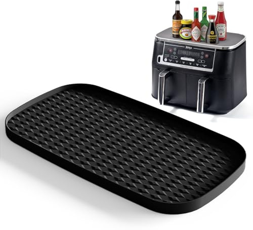 Accessoires de friteuse à air chaud pour Ninja AF500EU AF400EU AF451EU, accessoires Airfryer, étagère de rangement, tapis en silicone pour Ninja Foodi Flexdrawer Dual Zone 9,5 L-10,4 L