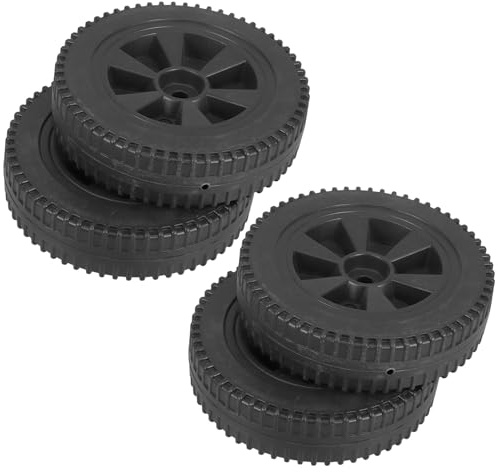 IWOWHERO 4pcs Gas Grill Caster Wheels Replacement Roller for Bbq Cart Outdoor Barbecue Grill Wheel Easy Install Fit