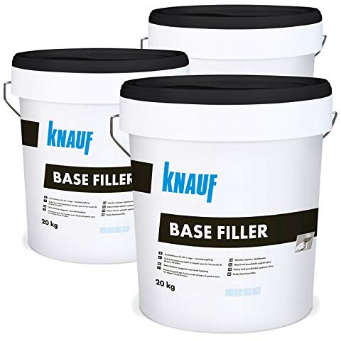 KNAUF 3x Base Filler 20kg Spachtelmasse weiß
