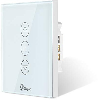 TEEKAR[3rd Generation] timer avvolgibili tapparelle WiFi compatibile con ALEXA Echo e Google assistente, timer orologio interruttore per motore motore tubolare