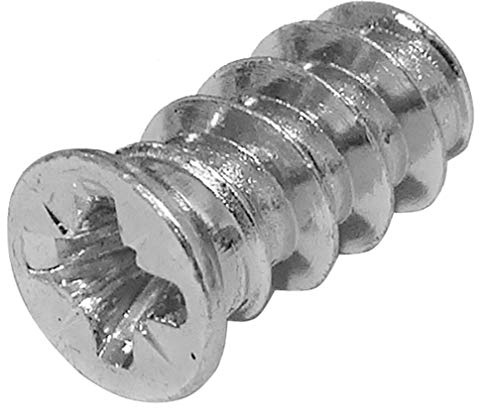AERZETIX: 100 vis d'assemblage Meubles Euro tête fraisée Ø6.3mm L:13mm C41535