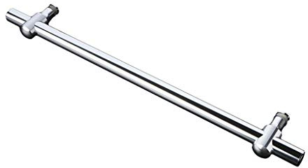 WL-ZZZ Metall Dusche Türgriff Haltegriff Push- und Pull-Single Side Türgriff for Glastür, Badezimmer-Tür-Griff-Sets Ersatzteile - Verstellbarer Lochabstand