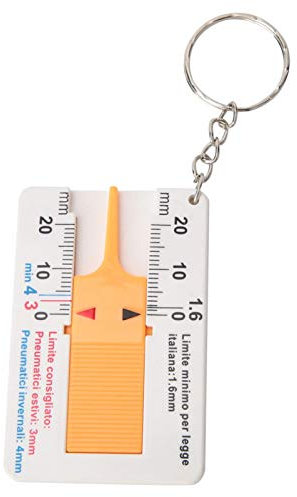 Tyre Tread Depth Gauge, 0-20mm High Accuracy Tyre Tread Depth Checker, Tire Tread Depth Gauge Portable Caliper Measuring Ruler Tool for Motorcycles, Cars, and Trucks