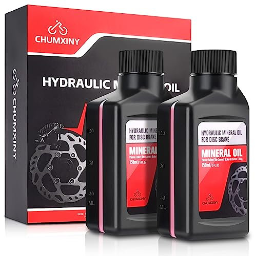 CHUMXINY Mineral Oil, 300ML Mineral Oil Brake Fluid for SHIMANO, Tektro and TRP Series Hydraulic Disc Brakes.