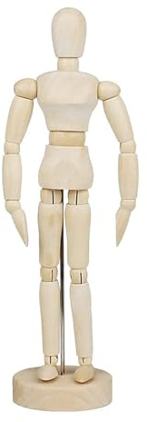 Gliederpuppe,8 Zoll Hölz Modellpuppe Solo Goya Mannequins mit Gelenken Holzpuppe für Desktop Dekoration dekorative Kunstwerke Körper Zeichnung Malerei