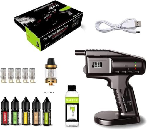 Cocktail Smoker Kit, Electric Smoker, Smoke Gun Bubble Cocktail Portable Handheld Cold Smoker Gun, Smoke Infuser, Infused Cocktails, Wine, Cheese, Meats