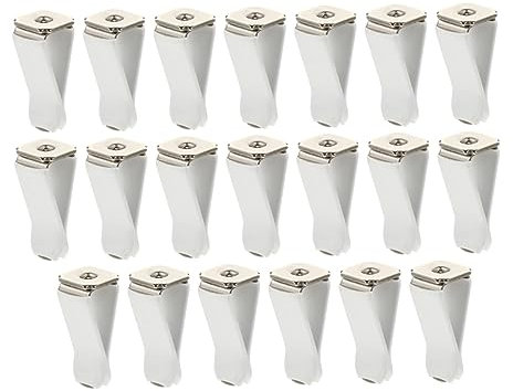 PartyKindom 20 Stück Auto-entlüftungsclips Quadratische Auto-steckdosen-diffusor-clips Weiße Clips Für Auto-luftdekorationen Büro Schlafzimmer Badezimmer