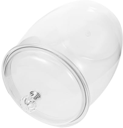 UTHCLO Tarro Plástico Hermético Transparente Con Tapa Reutilizable Para Almacenamiento De Granos Té y Galletas Cocina Contenedor Resistente y Decorativo Para Hogar