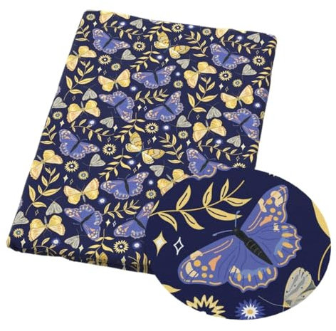 CaFfen Stoffe Zum NäHen 50 * 145cm Schmetterling Patchwork Gedruckt Polyester Baumwolle Stoff for Gewebe Nähen Quilten Stoffe Hand Material DIY Handmade NäHen & Stoffe(1247320)
