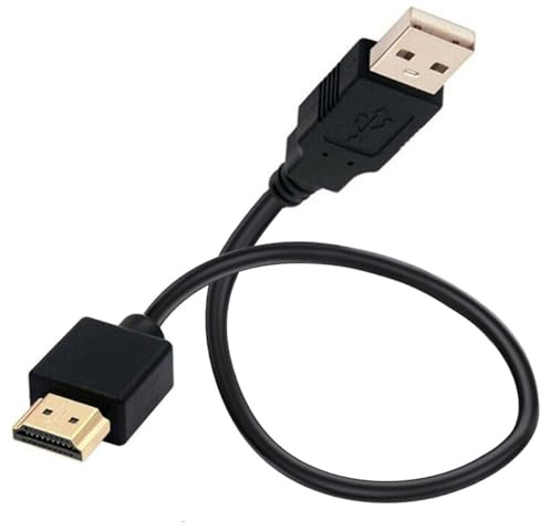 Câble de charge USB vers HDMI, USB 2.0 type A mâle vers HDMI mâle