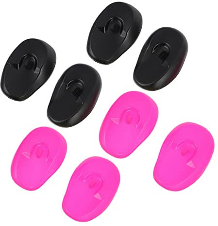 LIFKOME 8pcs Hair Salon Dyeing Ear Covers for Sleeping Hair Accessories Ear Mask Coloring Washable Reusable