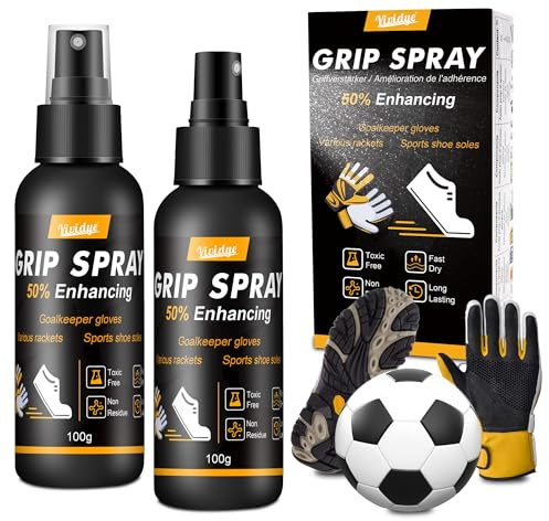Grip Spray 200g/7oz, Goalkeeper Accessories - Boost Performance, Enhanced Control & Anti-Slip Traction Glove Glue Spray for Football Gloves, Basketball Shoes, Golf, Tennis, Pickleball, Etc, Quick-dry